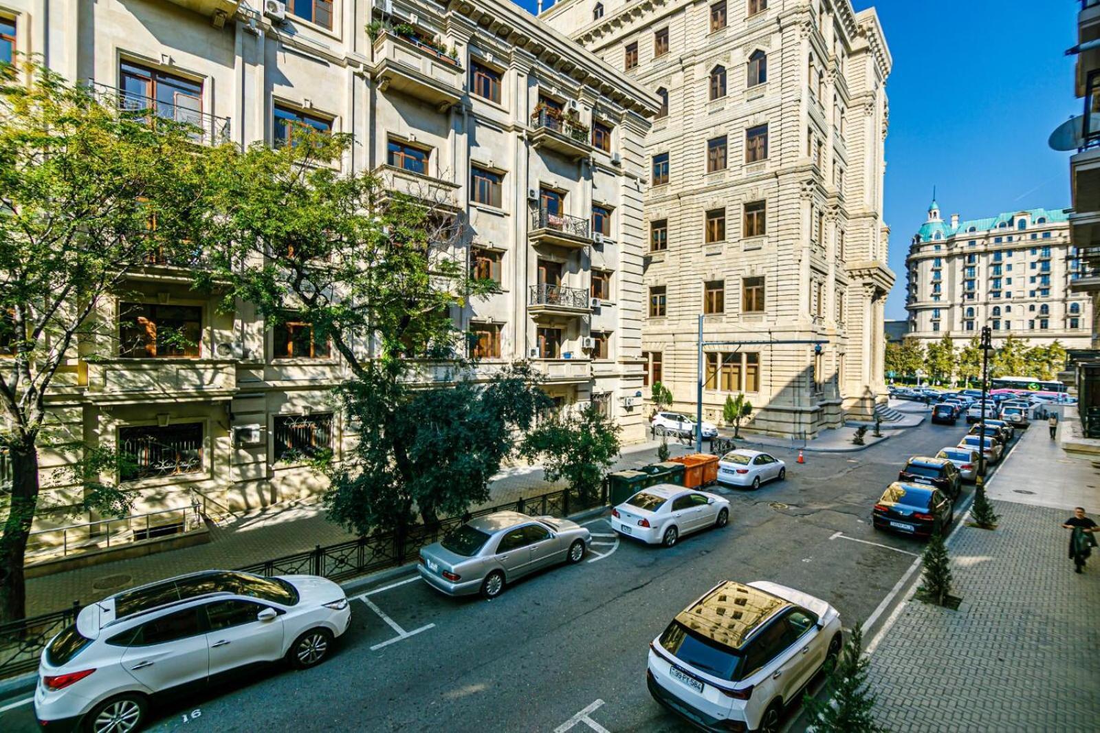 Azneft Square Deluxe Apartment Baku Zewnętrze zdjęcie